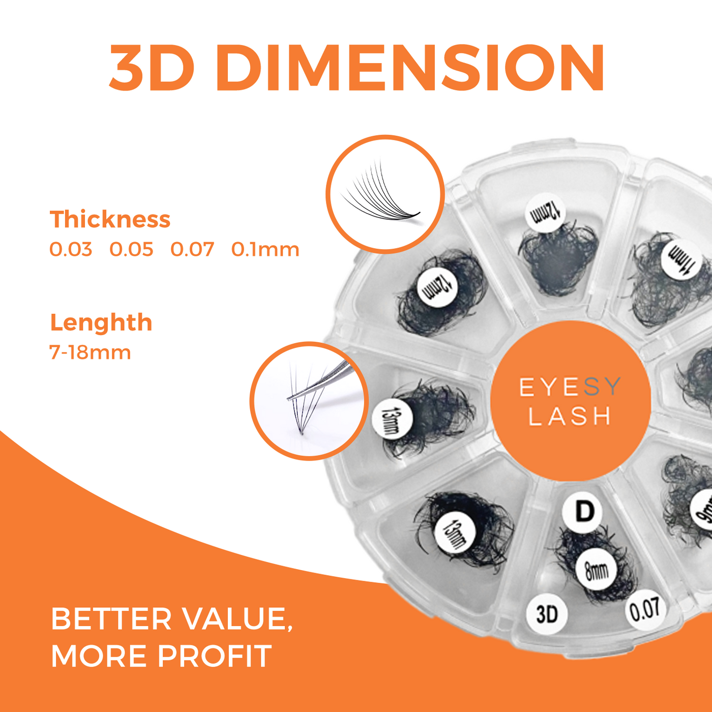 8in1 Custom Mix Box | 1000 Promade fans 3D - 16D | for WHOLESALE Pre-order