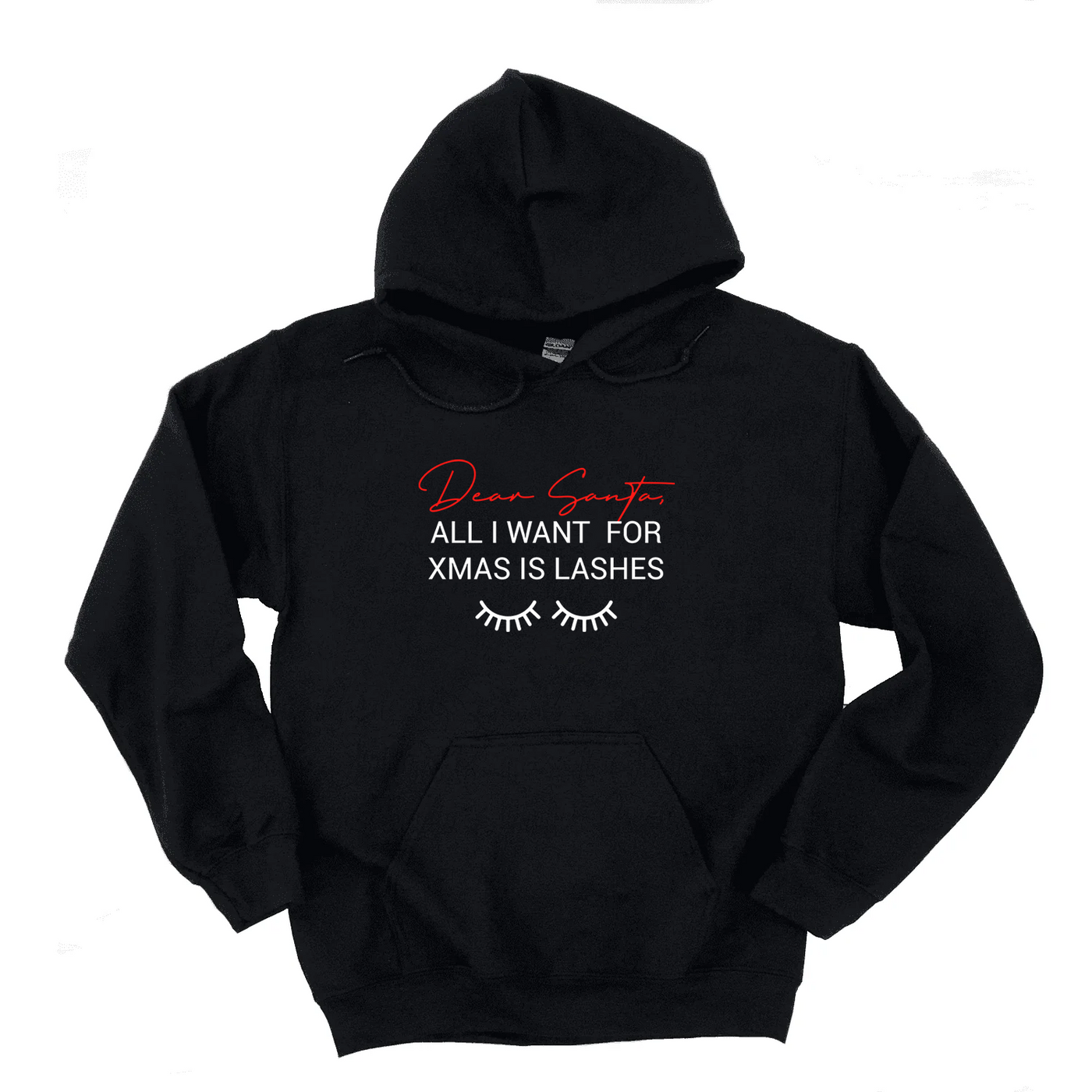 Lash Artist Hoodie, Dear Santa Hoodie, Gift for Lash Tech