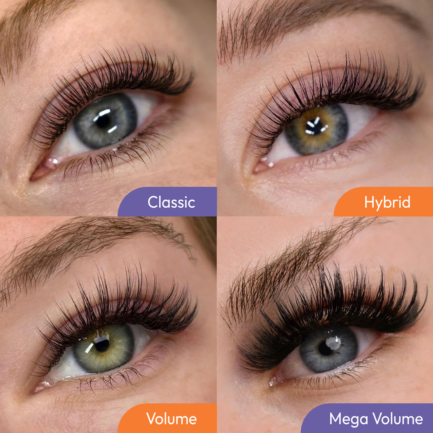 Cashmere Volume Lash Extensions 13-20mm Mixed Tray