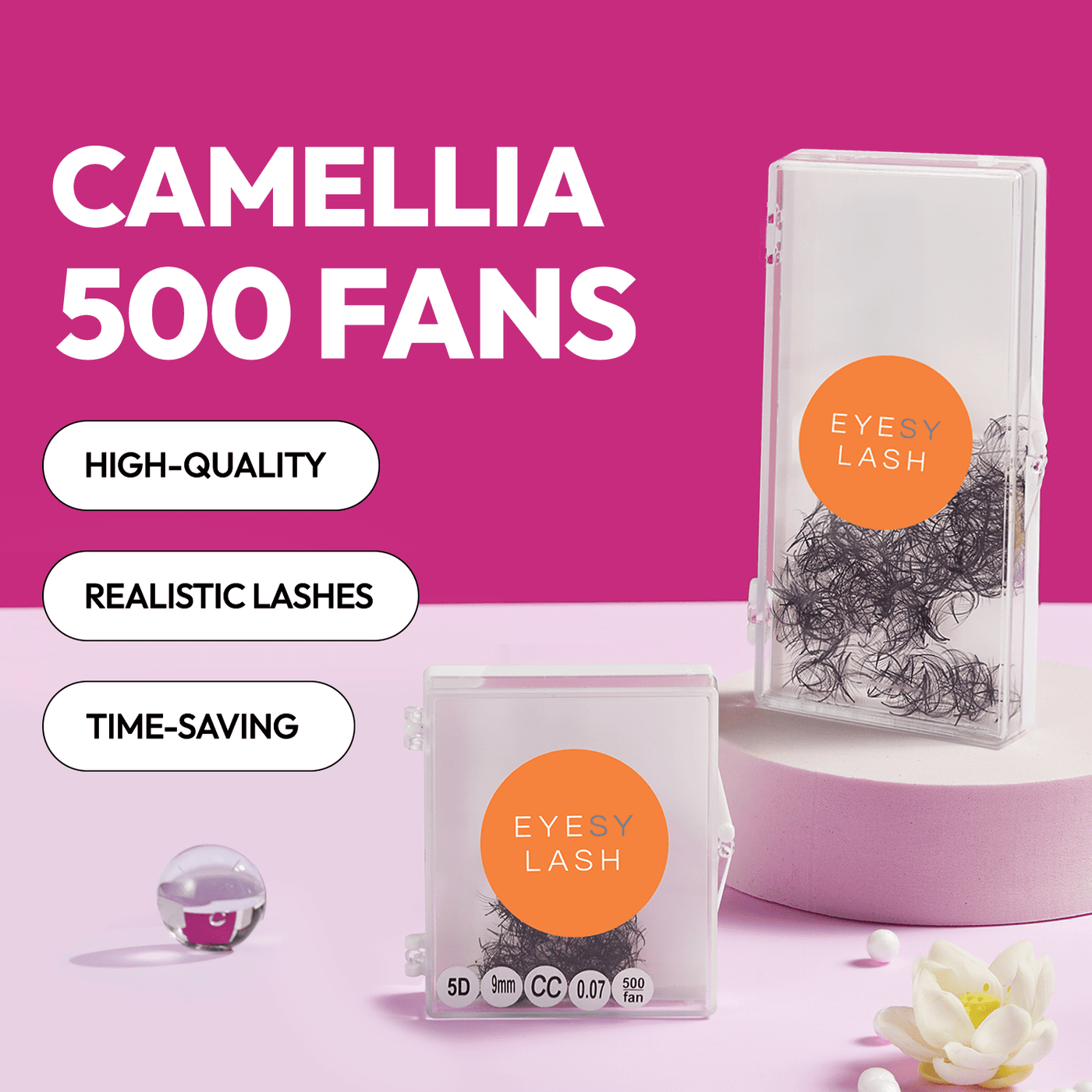 Camellia Fans 5D | 0.07 | 500 fans
