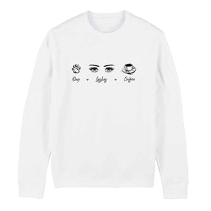 Dog x Lashes x Coffee Sweatshirt - Eyesy Lash