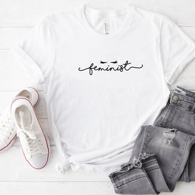 Minimalist Feminist T-shirt - Eyesy Lash