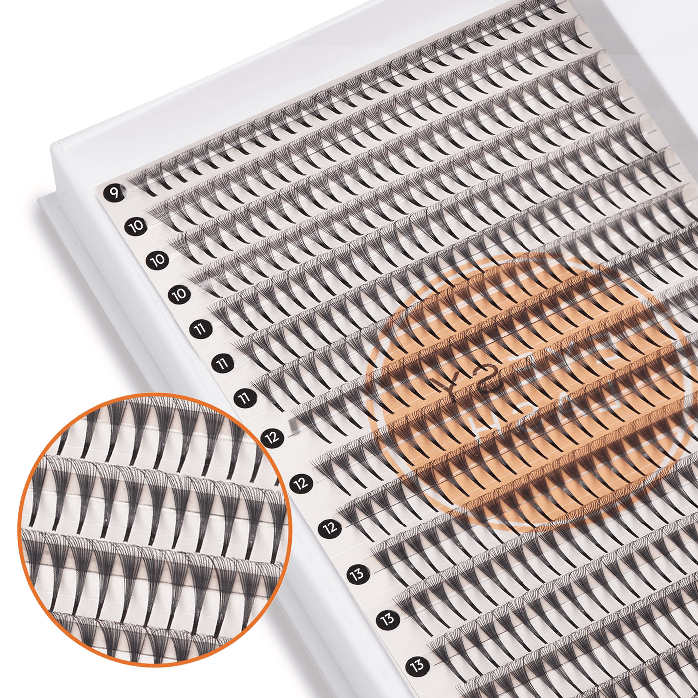Eyesy Lash 448 Narrow Promade Fans | 10D 0.07 | Mixed Lengths