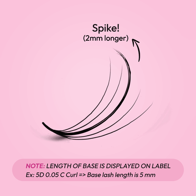 Wispy Fans 5D 7D - 0.07 | 9D - 0.05 | 500 fans - Eyesy Lash