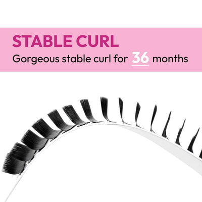 Flat Classic Lash Extensions Tray | 0.20 | Mixed Length (Ellipse Lash) - Eyesy Lash