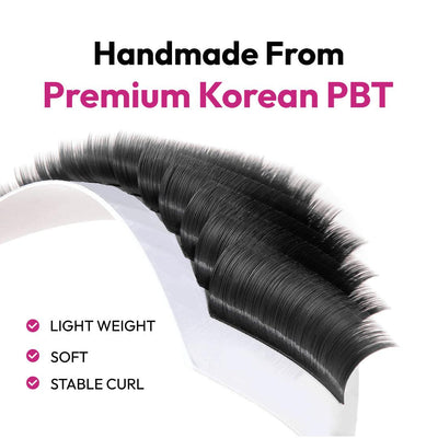 FLAT Lash Extensions Cashmere FauxMink (Ellipse CLASSIC Lashes) | .15 .20 | Mixed/Single length | for WHOLESALE Pre-order Only - Eyesy Lash